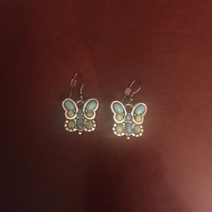 Brighton Butterflight Earrings - RARE Vintage